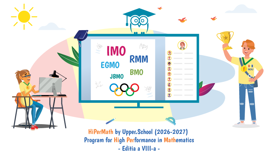 HiPerMath – program avansat de matematică pentru olimpici: JBMO, BMO, EGMO, RMM, IMO
